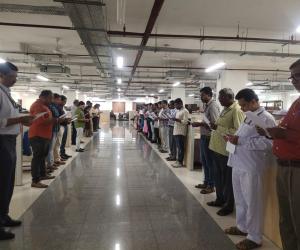Department observing Vigilance Awareness Week by taking pledge.