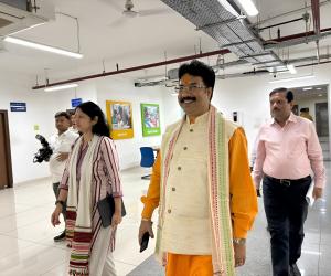 Hon'ble Minister, H&UD Dr. Krushna Chandra Mahapatra along with Principal Secretary, Smt Usha Padhee took a tour of the Department 